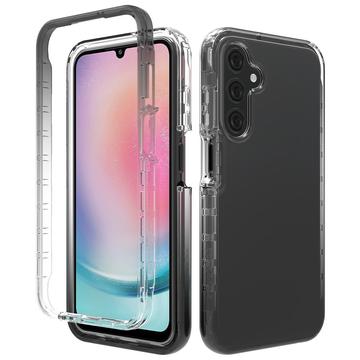 Samsung Galaxy A25 Gradient Serie Hybrid-Hülle - Schwarz / Durchsichtig