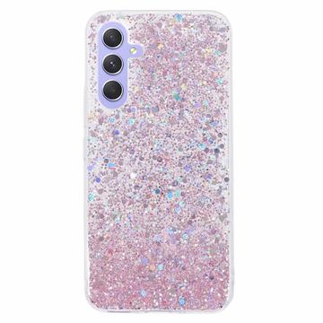 Samsung Galaxy A34 5G Glitter Flakes TPU Hülle