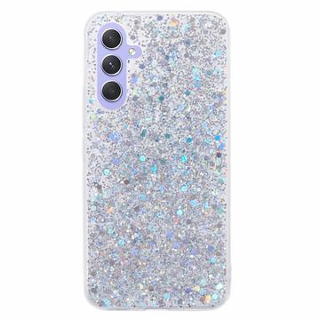 Samsung Galaxy A34 5G Glitter Flakes TPU Hülle