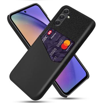 Samsung Galaxy A55 KSQ Hülle mit Kartenhalter - Schwarz