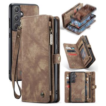 Samsung Galaxy A55 Caseme 008 2-in-1 Multifunktions Wallet Hülle - Braun