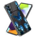 Samsung Galaxy A55 Stylish Ultra-Slim TPU Hülle - Schmetterling und Blumen