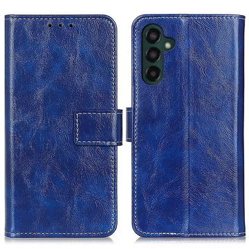 Samsung Galaxy A55 Wallet Schutzhülle mit Magnetverschluss - Blau