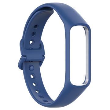 Samsung Galaxy Fit 2 Ersatz-Silikonarmband mit integriertem Rahmen - Dunkelblau