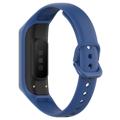 Samsung Galaxy Fit 2 Ersatz-Silikonarmband mit integriertem Rahmen - Dunkelblau