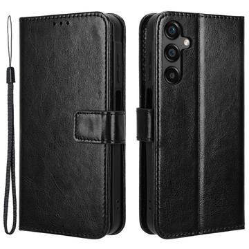 Samsung Galaxy M55/F55/C55 Wallet Schutzhülle mit Magnetverschluss - Schwarz