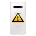 Samsung Galaxy S10+ Akkufachdeckel Reparatur - Keramik Weiß