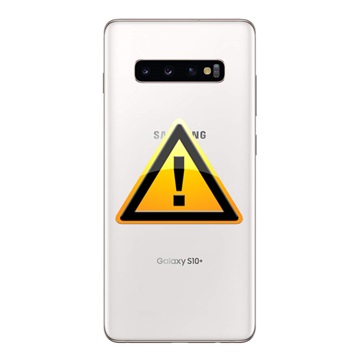 Samsung Galaxy S10+ Akkufachdeckel Reparatur - Keramik Weiß