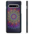 Samsung Galaxy S10 Schutzhülle - Buntes Mandala