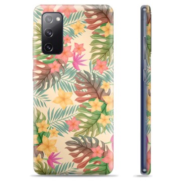 Samsung Galaxy S20 FE TPU Hülle - Pinke Blumen