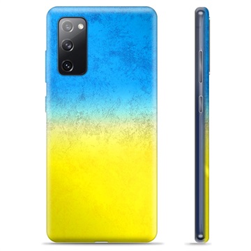 Samsung Galaxy S20 FE TPU Hülle Ukrainische Flagge - Zweifarbig