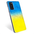 Samsung Galaxy S20 FE TPU Hülle Ukrainische Flagge - Zweifarbig