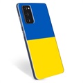 Samsung Galaxy S20 FE TPU Hülle Ukrainische Flagge - Gelb und Lichtblau