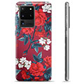 Samsung Galaxy S20 Ultra TPU Hülle - Vintage Blumen