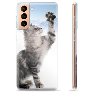 Samsung Galaxy S21+ 5G TPU Hülle - Katze