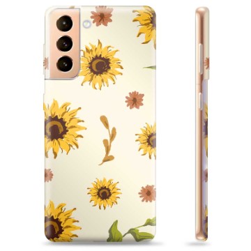 Samsung Galaxy S21+ 5G TPU Hülle - Sonnenblume