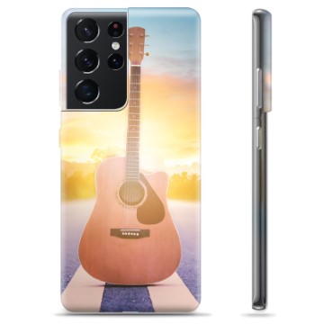 Samsung Galaxy S21 Ultra 5G TPU Hülle - Gitarre