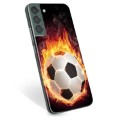 Samsung Galaxy S22+ 5G TPU Hülle - Fußball Flamme