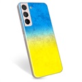 Samsung Galaxy S22 5G TPU Hülle Ukrainische Flagge - Zweifarbig