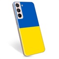 Samsung Galaxy S22 5G TPU Hülle Ukrainische Flagge - Gelb und Lichtblau