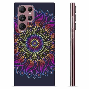 Samsung Galaxy S22 Ultra 5G TPU Hülle - Buntes Mandala