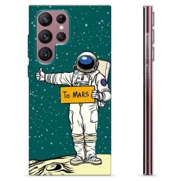 Samsung Galaxy S22 Ultra 5G TPU Hülle - Mars Astronaut