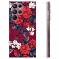 Samsung Galaxy S22 Ultra 5G TPU Hülle - Vintage Blumen