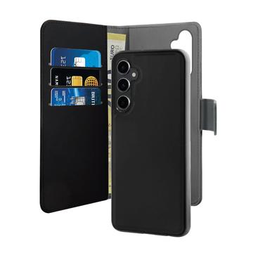 Samsung Galaxy S23 FE Puro 2-in-1 Magnetische Wallet Hülle - Schwarz