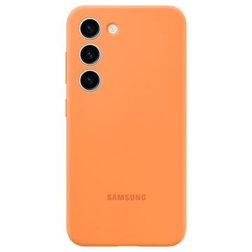 Samsung Galaxy S23+ 5G Silikon Cover EF-PS916TOEGWW (Offene Verpackung - Ausgezeichnet) - Orange