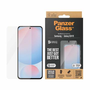 Samsung Galaxy S24 FE PanzerGlass Ultra-Wide Fit EasyAligner Panzerglas - 9H - Durchsichtig