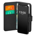 Samsung Galaxy S24 FE Puro Wallet Case mit 2 Kartenfächern - Schwarz