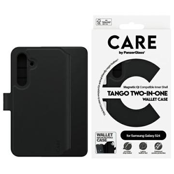 Samsung Galaxy S24 PanzerGlass Care Tango 2-in-1 Wallet Hülle - MagSafe-kompatibel - Schwarz