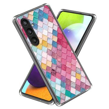 Samsung Galaxy S24 Stylish Ultra-Slim TPU Hülle - Regenbogenraute