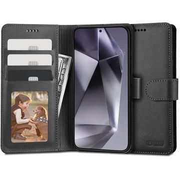 Samsung Galaxy S24 Tech-Protect Wallet Hülle W. Magnet & Stand - Schwarz