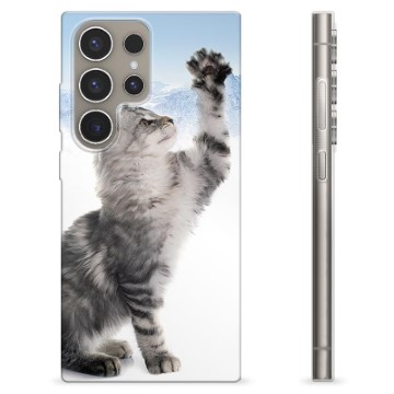 Samsung Galaxy S24 Ultra TPU Hülle - Katze