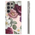 Samsung Galaxy S24 Ultra TPU Hülle - Romantische Blumen