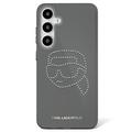 Samsung Galaxy S25 Karl Lagerfeld Rhinestones Karl Head Logo Hülle