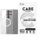 Samsung Galaxy S25 Ultra PanzerGlass Care Star Lit Hülle - MagSafe-kompatibel - Transparentes Weiß