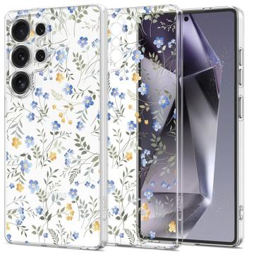 Samsung Galaxy S25 Ultra Tech-Protect FlexAir TPU Hülle - Frühlingsblumen