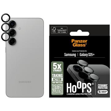 Samsung Galaxy S25+ PanzerGlass Hoops Keramik Kamera Objektivschutz - Schwarz