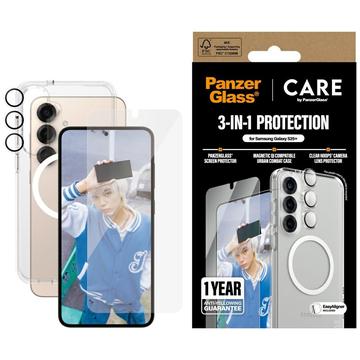 Samsung Galaxy S25+ PanzerGlass Care Flagship 3-in-1 Bundle - Klar