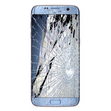 Samsung Galaxy S7 Edge LCD und Touchscreen Reparatur (GH97-18533G) - Blau