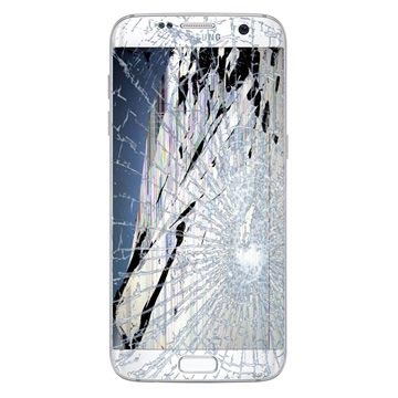 Samsung Galaxy S7 Edge LCD und Touchscreen Reparatur (GH97-18533D) - Weiß