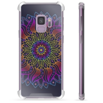 Samsung Galaxy S9 Hybrid Hülle - Buntes Mandala