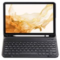 Samsung Galaxy Tab S8 Bluetooth Tastaturhülle - Schwarz