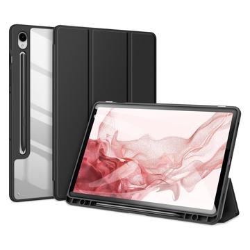 Samsung Galaxy Tab S9 Dux Ducis Toby Tri-Fold Smart Folio Hülle - Schwarz