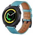 Samsung Galaxy Watch4/Watch4 Classic Lederarmband - Blau