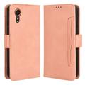 Samsung Galaxy Xcover7 Wallet Hülle mit Kartenhalter - Rosa