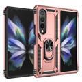 Samsung Galaxy Z Fold4 5G Hybrid Case mit Metall Stand - Roségold