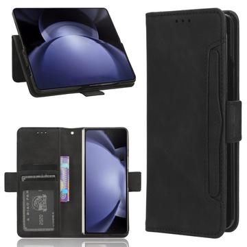 Samsung Galaxy Z Fold6 Wallet Hülle mit Kartenhalter - Schwarz